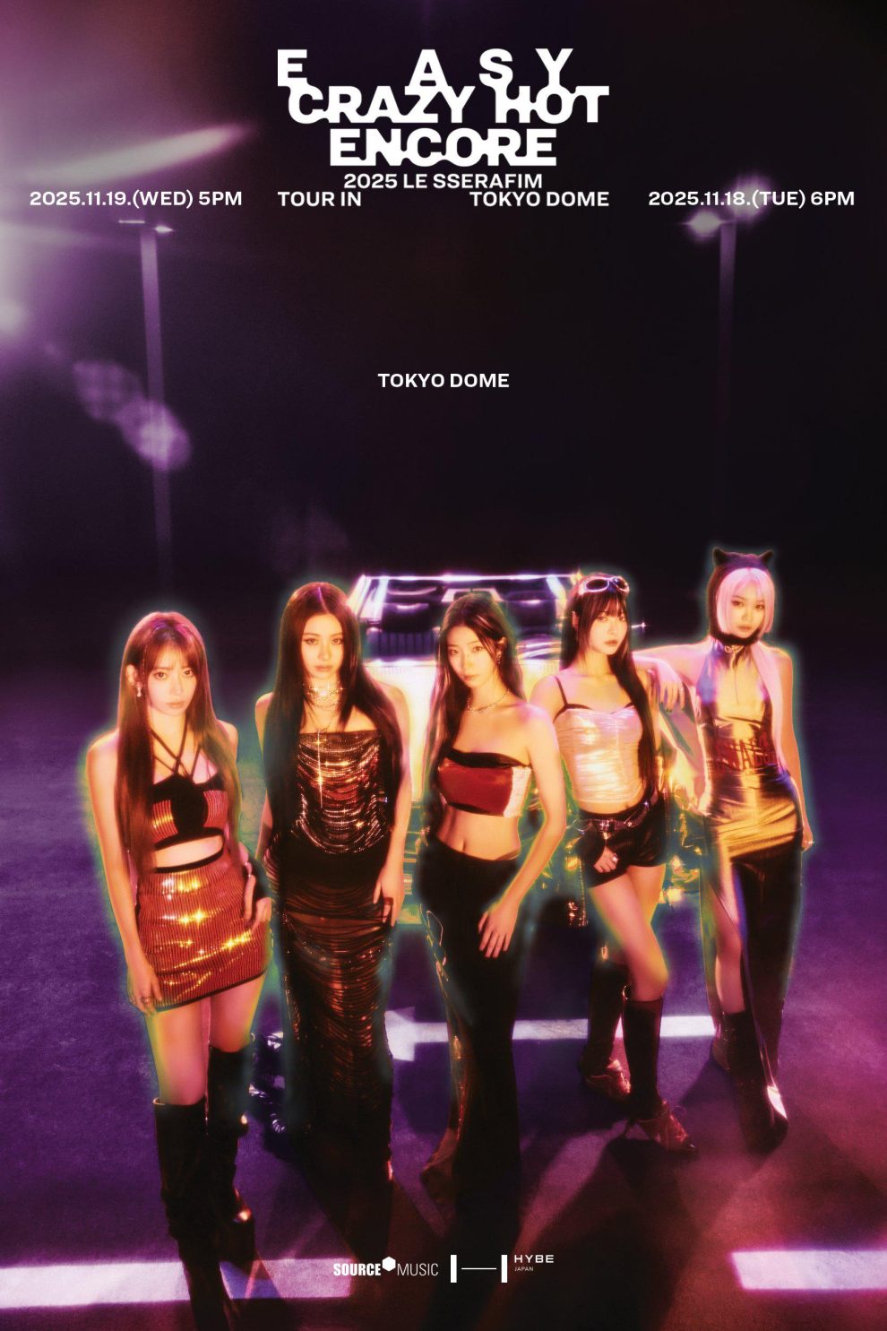 LE SSERAFIM EASY CRAZY HOT ENCORE IN TOKYO DOME